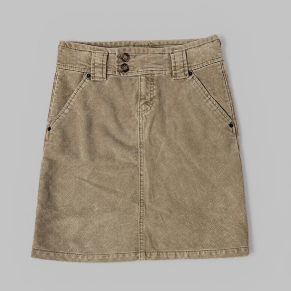 GAP Dresses & Skirts - Gap Jeans Vintage Stretch Corduroy Tan Mini Skirt